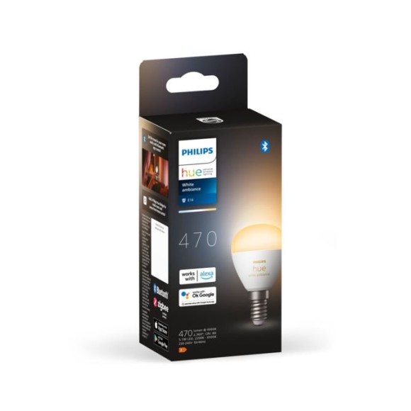 Philips 8719514491106 LED inteligentná žiarovka | 5,1W E14 | 470 lm | 2200-6500K