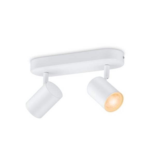 WiZ 8719514551893 LED stropné bodové svietidlo Imageo 2x5 | GU10 | 700lm | 2200-6500K | RGB - stmievateľné, biela