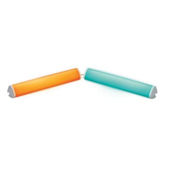 WiZ Colors 8719514554177 Linear dekoratívne stolné svietidlo LED 2x5,5W | 400lm | 2200-6500K | RGB - biela