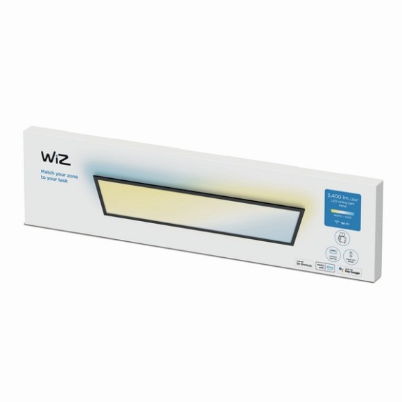 Philips WiZ 8720169071414 LED prisadené stropné svietidlo Ceiling RT | 36W integrovaný LED zdroj | 3400lm | 2700-6500K