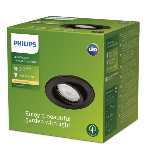 Philips 8720169266858 LED zapustené vonkajšie svietidlo Fresca GU10 | 2700K