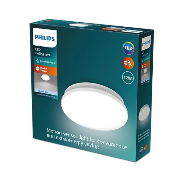 Philips 8720169296008 LED prisadené stropné svietidlo Acuna  | 12W integrovaný LED zdroj | 1500lm | 4000K