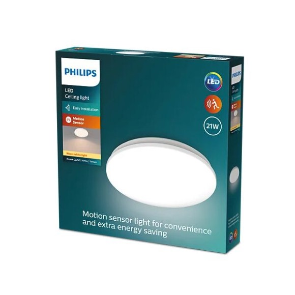 Philips 8720169296022 LED prisadené stropné svietidlo Acuna  | 21W integrovaný LED zdroj | 2500lm | 2700K