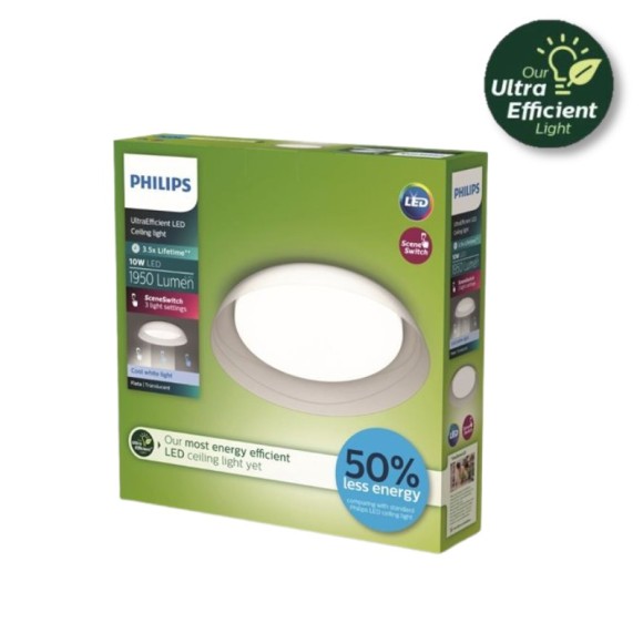 Philips 8720169300996 LED prisadené stropné svietidlo Fleta  | 10W integrovaný LED zdroj | 1950lm | 4000K