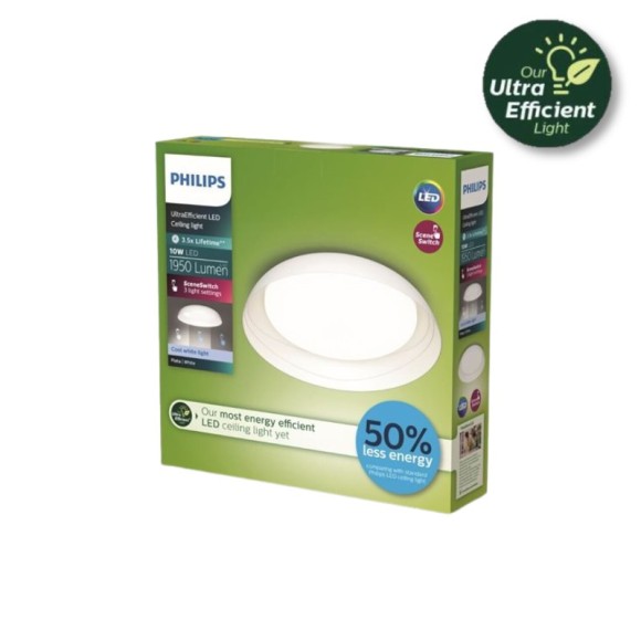 Philips 8720169301030 LED prisadené stropné svietidlo Fleta  | 10W integrovaný LED zdroj | 1950lm | 4000K