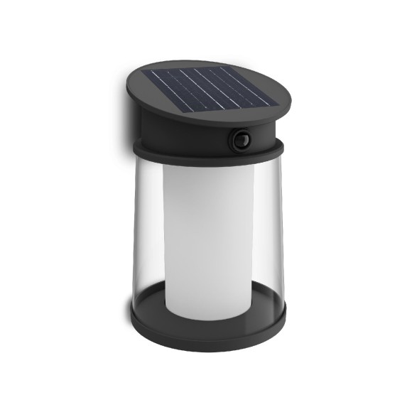 Philips 8720169361942 LED solárne vonkajšie nástenné svietidlo Juda  | 3,2W integrovaný LED zdroj | 500lm | 2700K