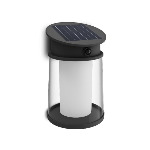 Philips 8720169361966 LED solárne vonkajšie nástenné svietidlo Juda  | 3,2W integrovaný LED zdroj | 500lm | 4000K