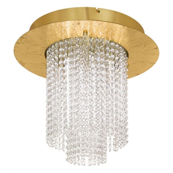 Eglo 39398 LED stropné svietidlo Vilalones 10x4,3W | 5500lm | 3000K - zlatá