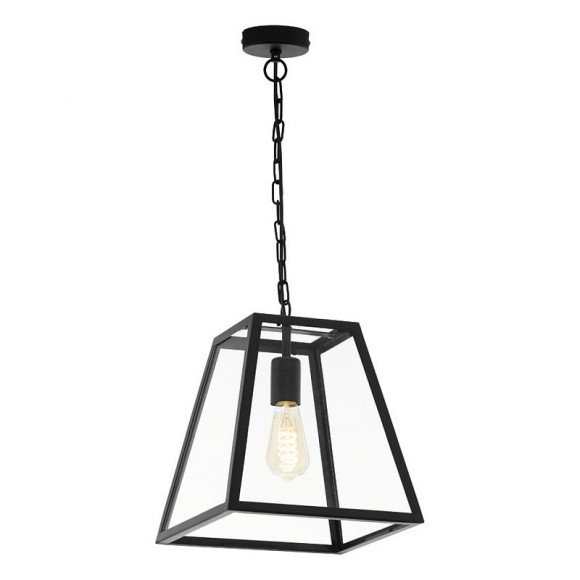 Eglo 49882 závesné stropné svietidlo Amesbury 1x60W | E27 - čierna