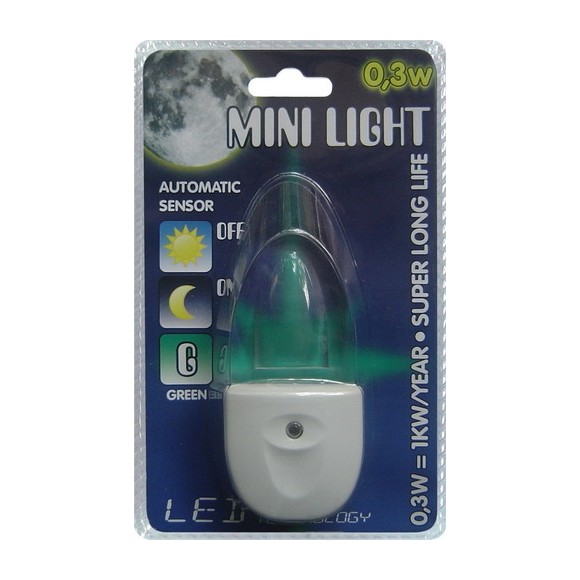 Prezent 1612 Mini Light LED orientačné osvetlenie do zásuvky