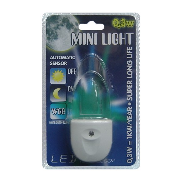 Prezent 1613 Mini Light LED orientačné osvetlenie do zásuvky