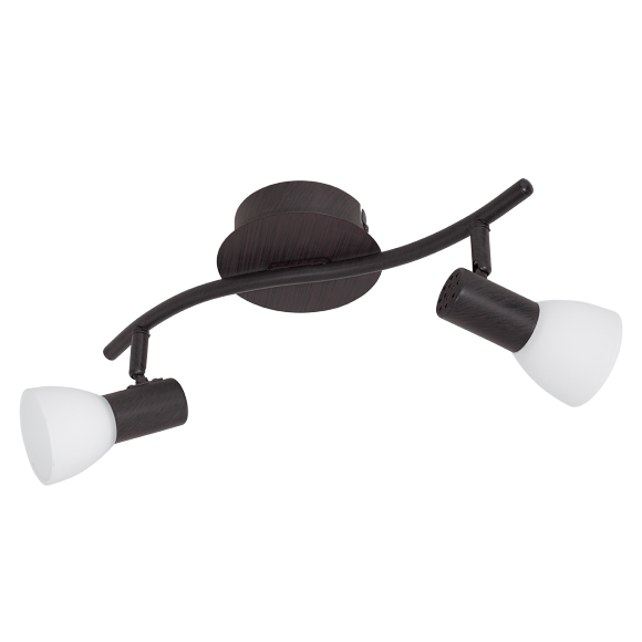 Eglo 94152 LED prisadené bodové svietidlo Dakar 2x3,3W | 680lm | 3000K - hnedá