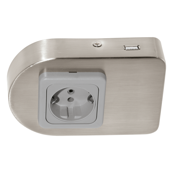 Eglo 94662 taxány zásuvka pod kuchynskú linku s USB vstupom