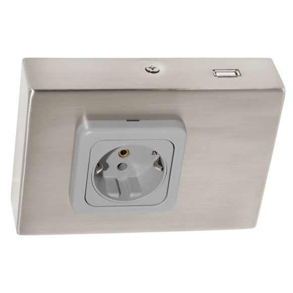 Eglo 94664 taxány zásuvka pod kuchynskú linku s USB vstupom