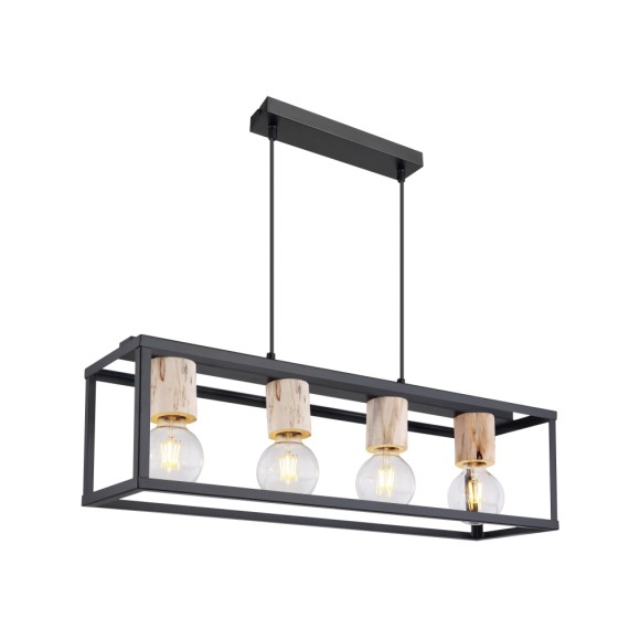 Globo 15476-4H závesný luster Hagar 4x60W | E27