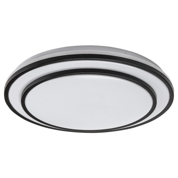 Rabalux 2130 LED stropné svietidlo Lupita 1x40W | 2700lm | 3000-6500K- stmievateľné, časovač, pamäťová funkcia, nočné osvetlenie, diaľkové ovládanie, čierna, biela