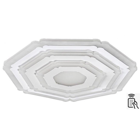 Rabalux 3100 LED stropné svietidlo Taneli 1x41W | 3046lm | 3000-6500K - CCT, stmievateľné, diaľkové ovládanie, biela