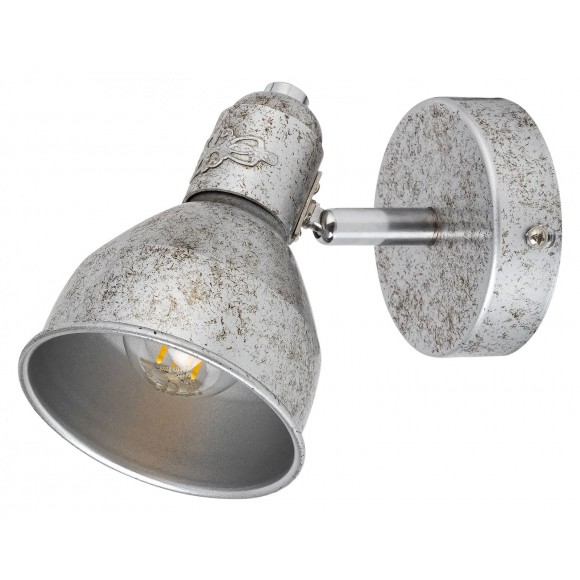 Rabalux 5386 nástenná lampa Thelma 1x40W | E14 | IP20 - antické striebro