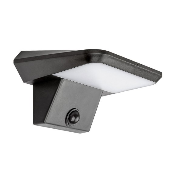 Rabalux 98077005 LED solárne vonkajšie nástenné svietidlo Qesa | 10W integrovaný LED zdroj | 460lm | 4000K
