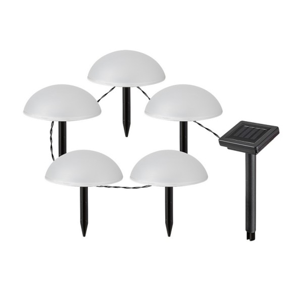 Rabalux 98077008 LED solárne vonkajšie svietidlo na zapichovanie Treppio | 1W integrovaný LED zdroj | 2lm | 4000K