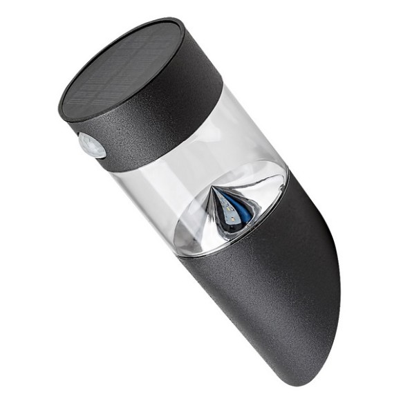 Rabalux 98077015 LED solárne vonkajšie nástenné svietidlo Kapuas | 1,5W integrovaný LED zdroj | 100lm | 4000K