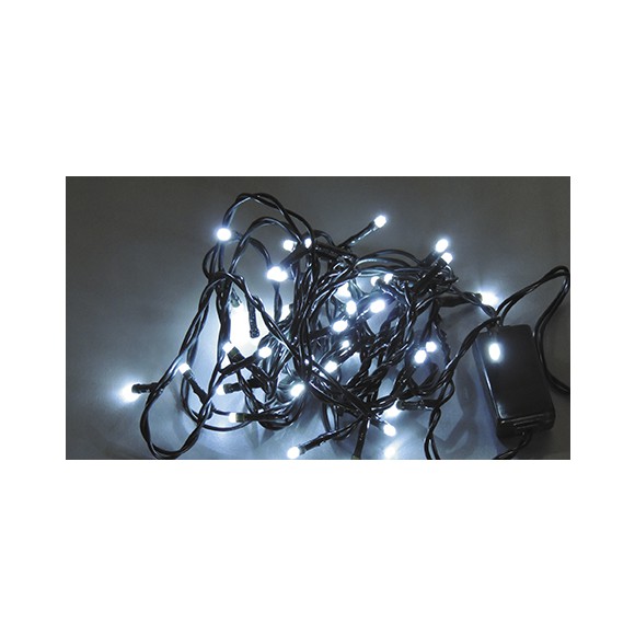 LED vianočná reťaz DL40W studená dĺžka 3,9 m, IP20 - pre vnútorné použitie