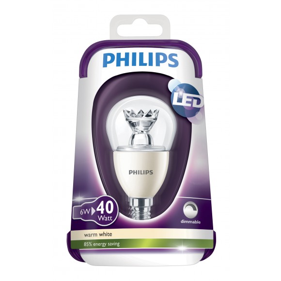 LED 40W E14 WW 230V P48 CL Dim