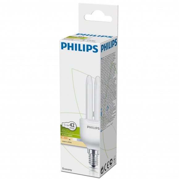 Philips 8718291658375 žiarovka Economy Stick 1x8W | E14 | 2700K