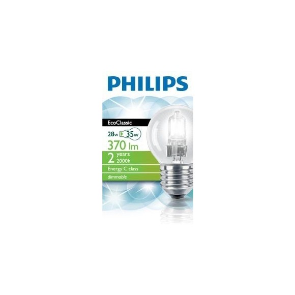 Halogén Classic 28W E27 230V P45 CL 1CT / 20