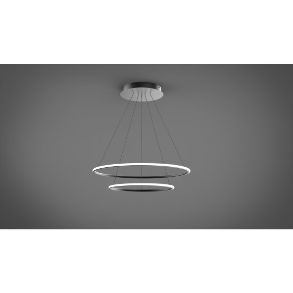 LED závesné stropné svietidlo liadku 60W - čierna