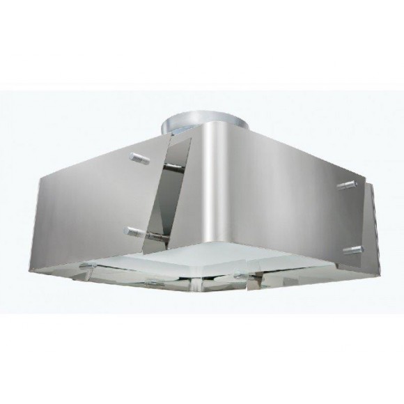 Azzardo AZ0587 stropné svietidlo Square 42 4x60W | E27 | IP20 - chróm
