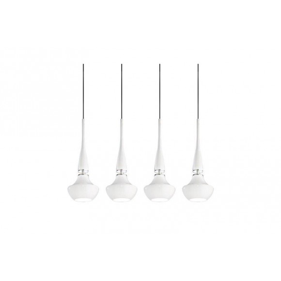 Azzardo AZ0884 závesné stropné svietidlo Tasos 4 4x25W | E14 | IP20 - biela