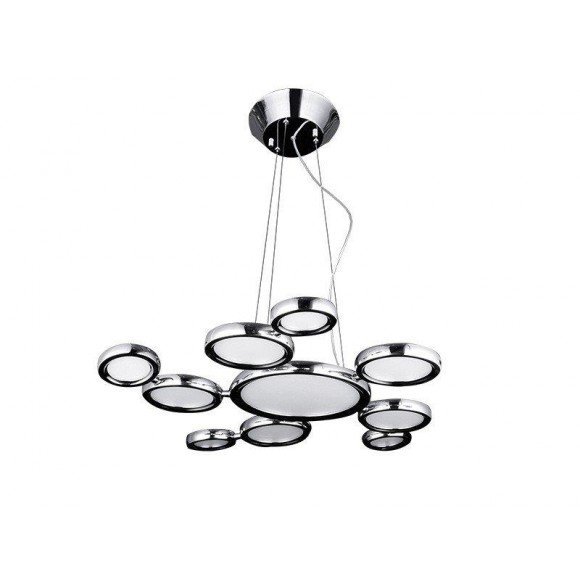 Azzardo AZ1786 LED závesné stropné svietidlo Satellite 1x110W | 6600lm | 3000K | IP20 - biela, chróm