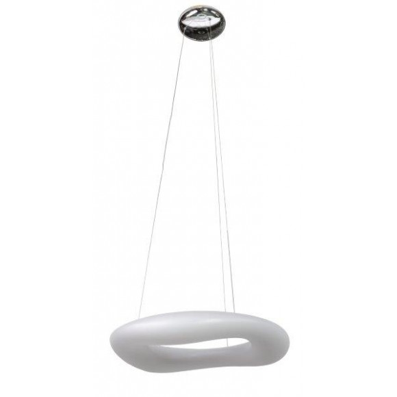 Azzardo AZ2672 LED závesný luster Donut Pendant 60 1x64W | 5440lm | 2700-6000K | IP20 | CCT - diaľkové ovládanie, stmievateľné, biela