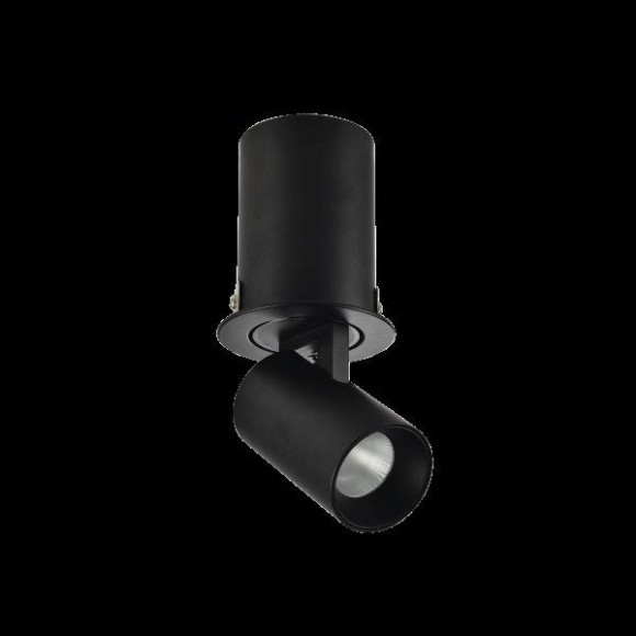 Azzardo AZ2829 LED zápustné stropné bodové svietidlo Luna 1x15W | 1270lm | 3000K | IP20 - čierna