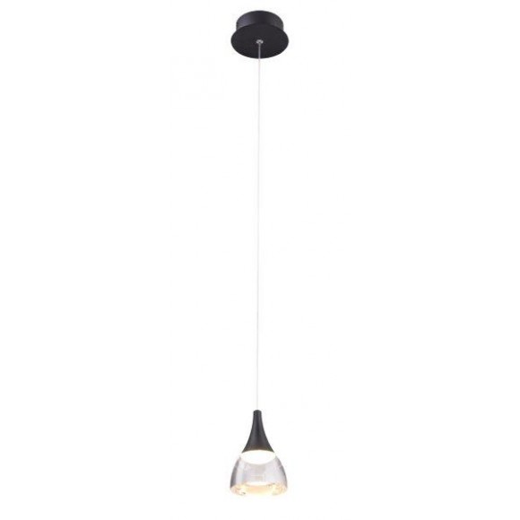 Azzardo AZ2847 LED závesné stropné svietidlo Dalmatia 1 1x6W | 270lm | 3000K | IP20 - čierna