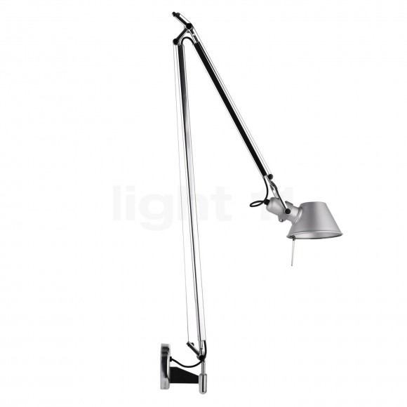 LED Artemide Tolomeo braccio nástenná lampa 11W, leštený hliník