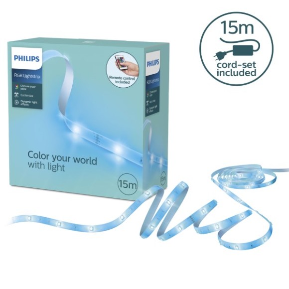 Philips 8720169322530 LED LED pás LIGHTSTRIPS  integrovaný LED zdroj | rgb - farebné | biela