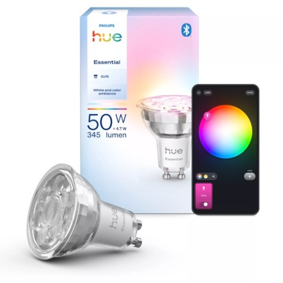 Philips Hue 8720169392427 LED žiarovka | 5W GU10 | 345lm | 2200-6500K | stmievač | biela
