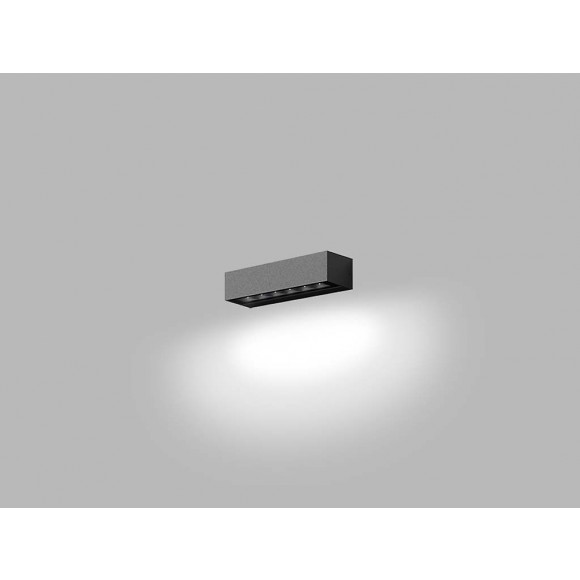 LED2 5131834 LED vonkajšie nástenné svietidlo Beno 1x7W | 600lm | 3000K | IP65 - antracit