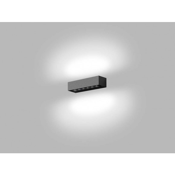LED2 5131434 LED vonkajšie nástenné svietidlo Beno 2x6W | 1000lm | 3000K | IP65 - antracit