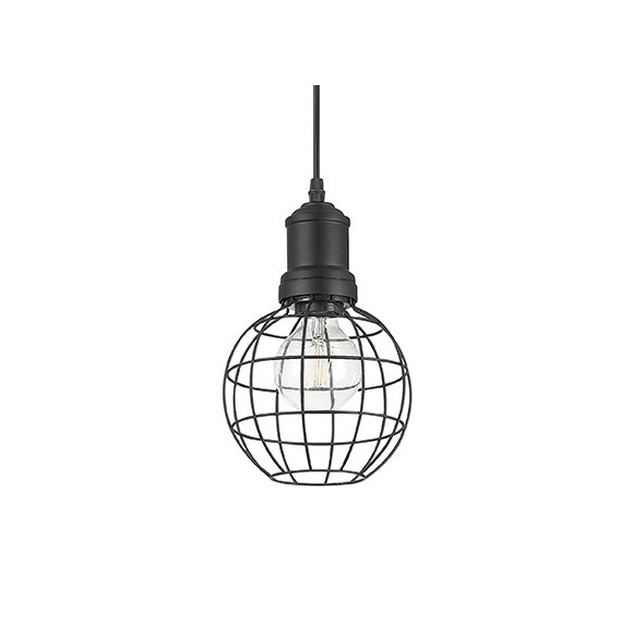závesné svietidlo Ideal Lux Cage SP1 1x60W E27 - industriálny dizajn