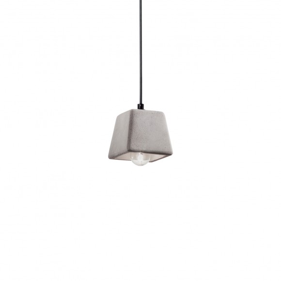 závesné svietidlo Ideal Lux Oil-7 SP1 1x60W E27 - cementové prekvapenie