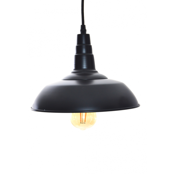 závesné stropné svietidlo LEDKO E27 1x40W - čierna