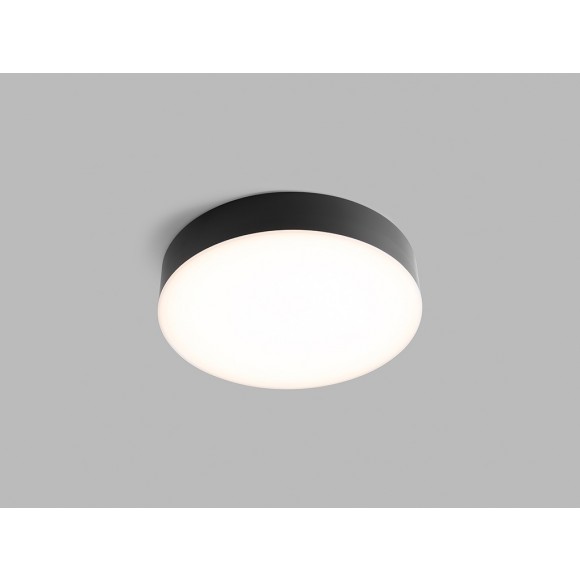 LED2 5200154 LED vonkajšie stropné svietidlo Drum s pohybovým čidlom 1x21W | 1680lm | 3000K/4000K/6500K- antracit