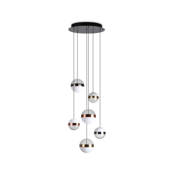 Ideal lux 321172 LED závesné stropné svietidlo GALAXY  | 58W integrovaný LED zdroj | 5750lm | 3000K