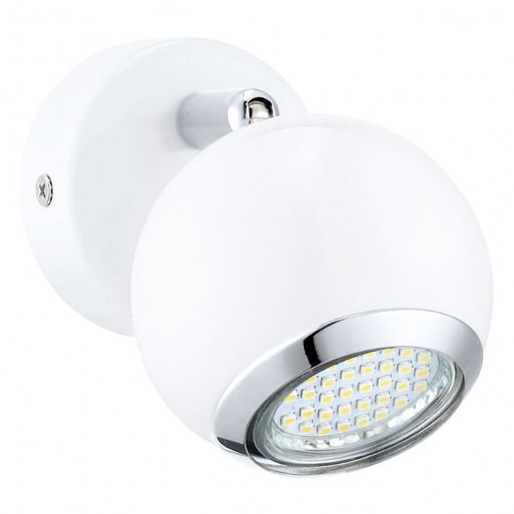 Eglo 31001 LED nástenné bodové svietidlo Bimeda 1x3W | 240l | GU10 | 3000K - biela, chróm
