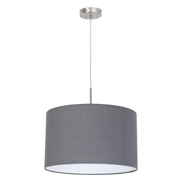 Eglo 31573 závesné stropné svietidlo Paster 1x60W | E27 - šedá