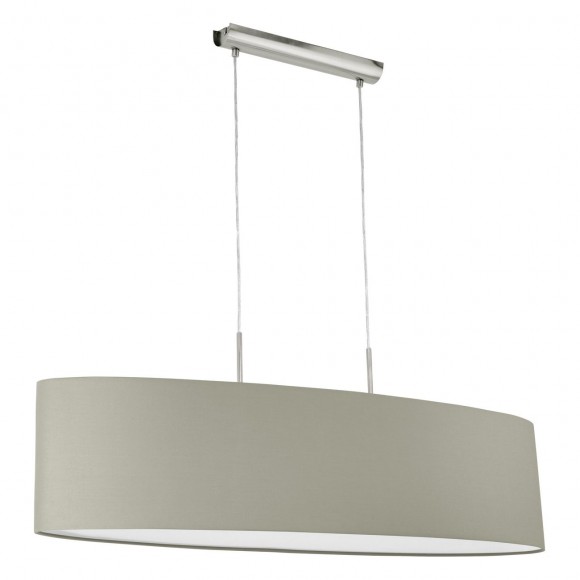 Eglo 31585 závesné stropné svietidlo Paster 2x60W | E27 - šedohnedá