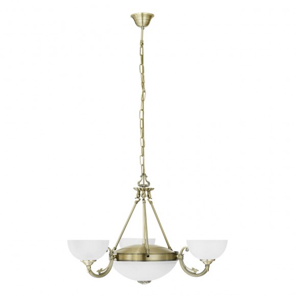 Eglo 82748 závesné stropné svietidlo Savoy 3x40W + 2x60W | E14 + E27 - bronz